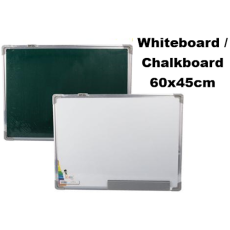 Whiteboard / Dry wipe & Chalkboard 60x45cm